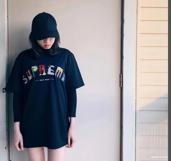 and T-shirt L White Black S Rainbow Arc 19SS Tee Embroidery City City Short Logo Arc sleeved XL M 0716